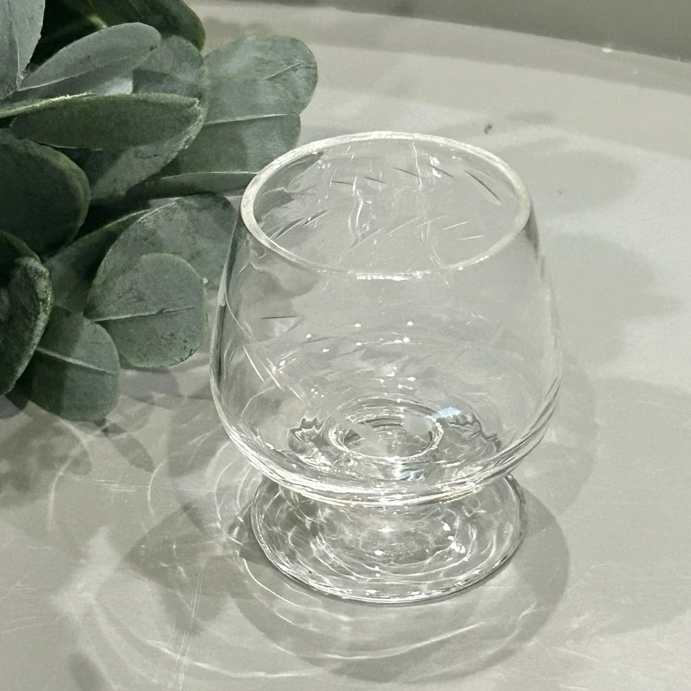 Vintage Mid-Century Etched Wheat Design Mini 1.75